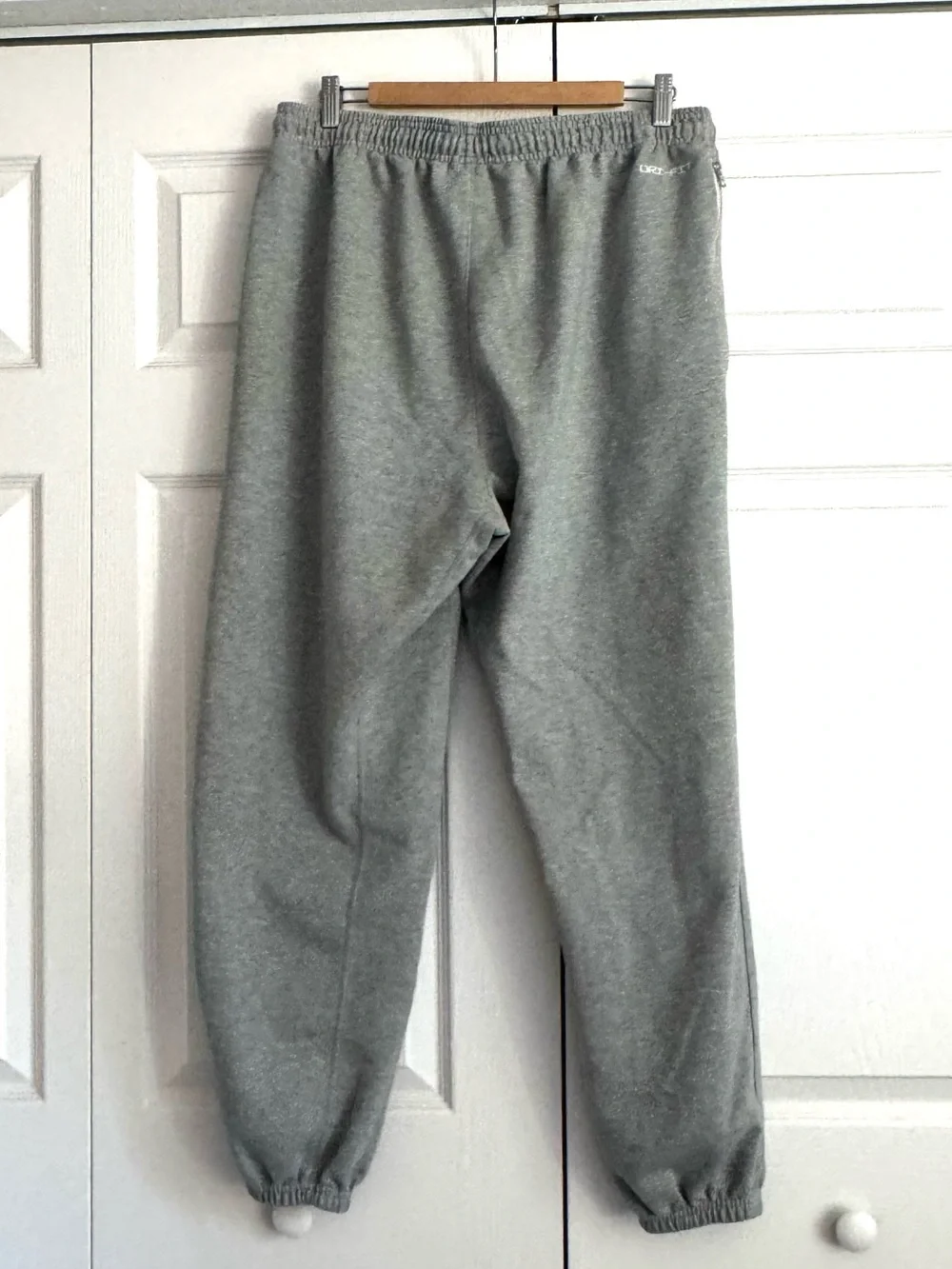 Nike Gray Drawstring Fleece Joggers